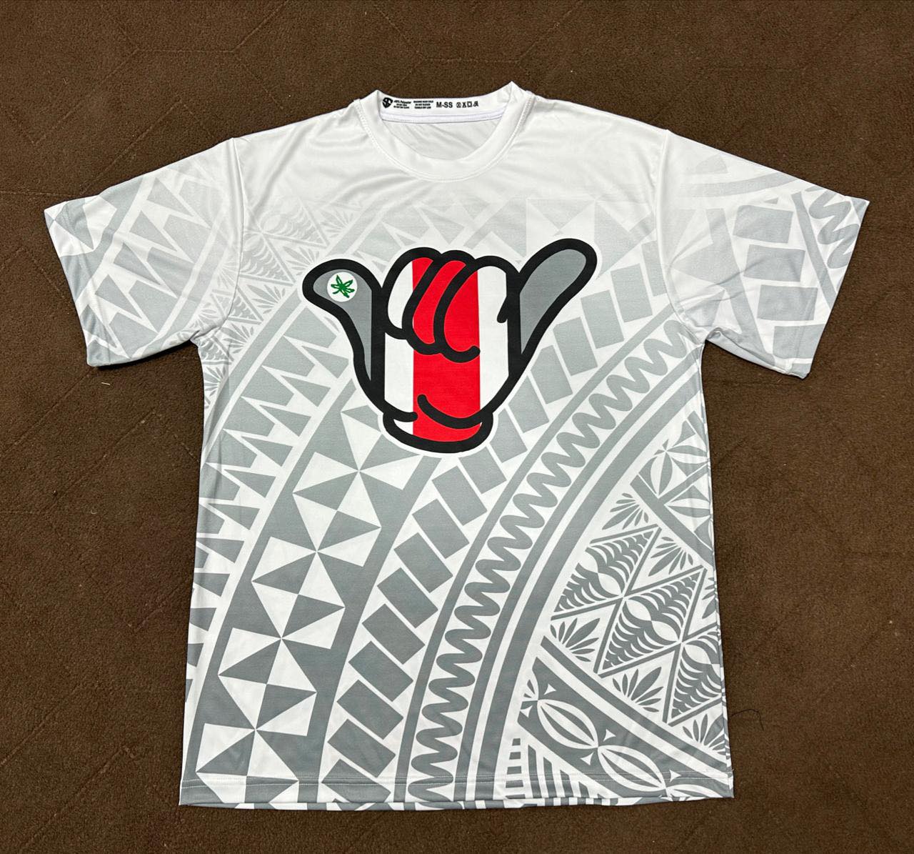 Ohio State Buckeyes Hang Loose Short Sleeve Tribal Pattern